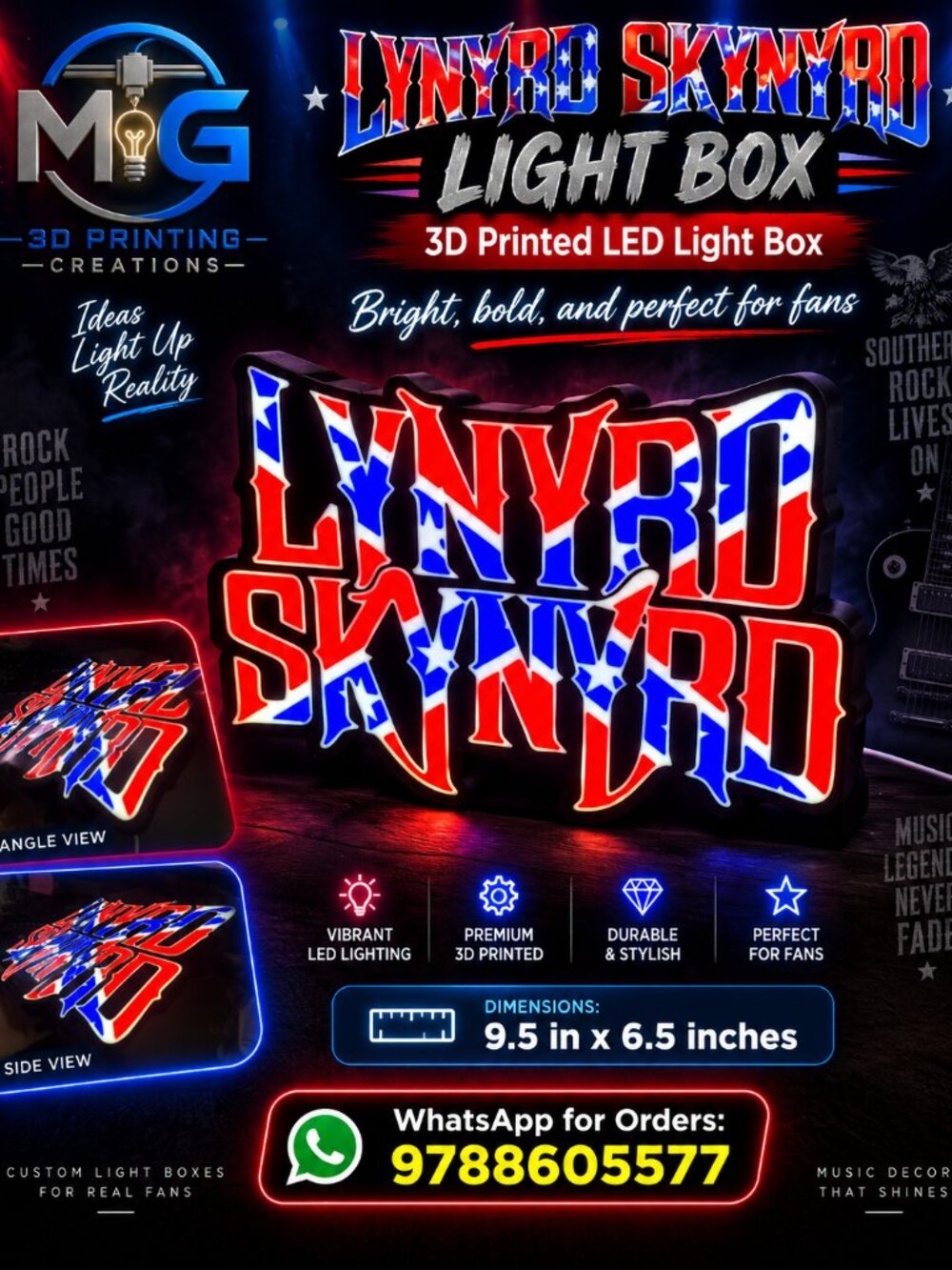 Lynyrd Skynyrd Light stand